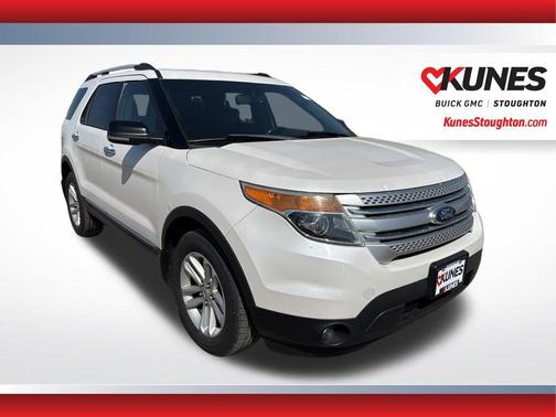 White Platinum Metallic Tri-Coat 2013 Ford Explorer XLT