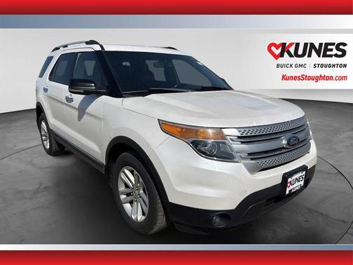 White Platinum Metallic Tri-Coat 2013 Ford Explorer XLT