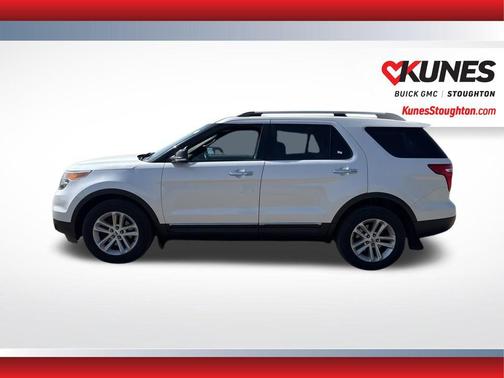White Platinum Metallic Tri-Coat 2013 Ford Explorer XLT