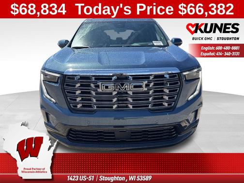 Downpour Metallic 2026 GMC Acadia Denali