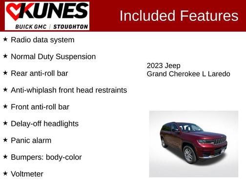 Velvet Red Pearlcoat 2023 Jeep Grand Cherokee L Laredo