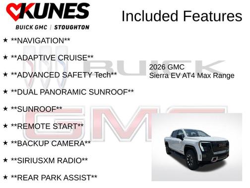 2026 GMC Sierra EV Max Range AT4