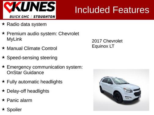 Summit White 2017 Chevrolet Equinox 1LT
