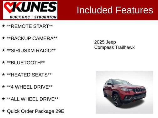 Red Hot Pearlcoat 2025 Jeep Compass Trailhawk