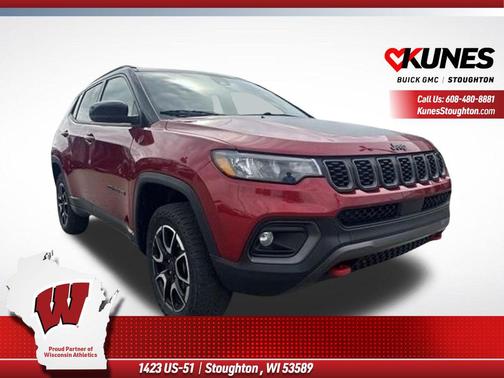 Red Hot Pearlcoat 2025 Jeep Compass Trailhawk