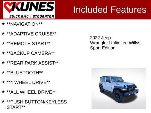 2022 Jeep Wrangler Unlimited Sport
