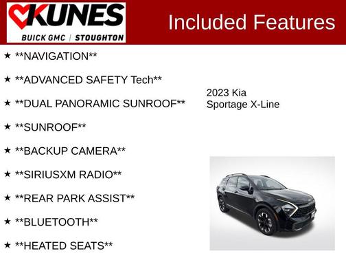 Ebony Black 2023 Kia Sportage X-Line