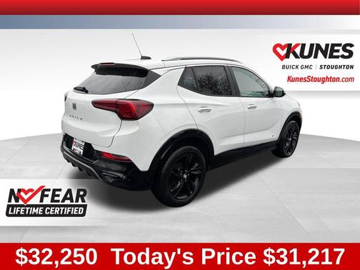 Summit White 2026 Buick Encore GX Sport Touring