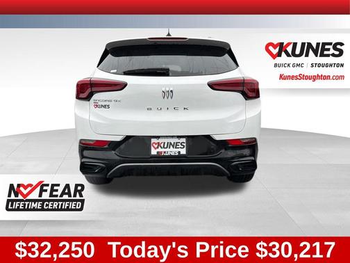 Summit White 2026 Buick Encore GX Sport Touring