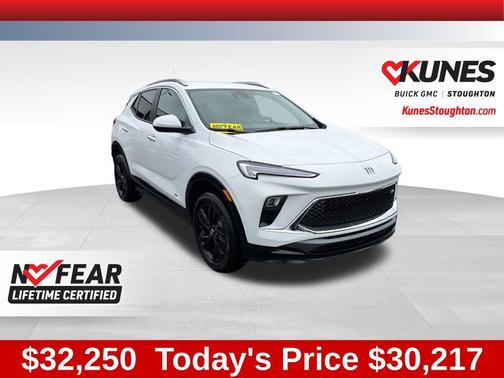 Summit White 2026 Buick Encore GX Sport Touring