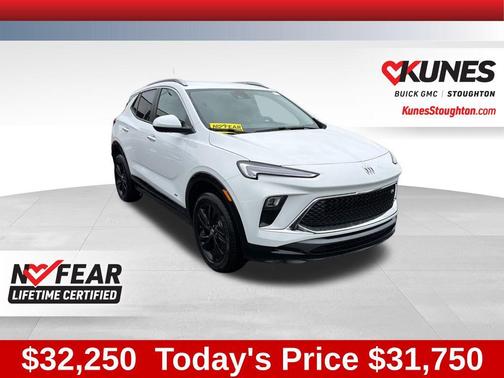 Summit White 2026 Buick Encore GX Sport Touring