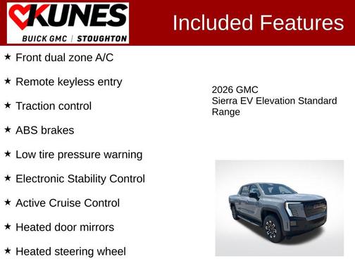 2026 GMC Sierra EV Standard Range Elevation