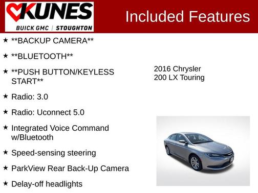 2016 Chrysler 200 LX