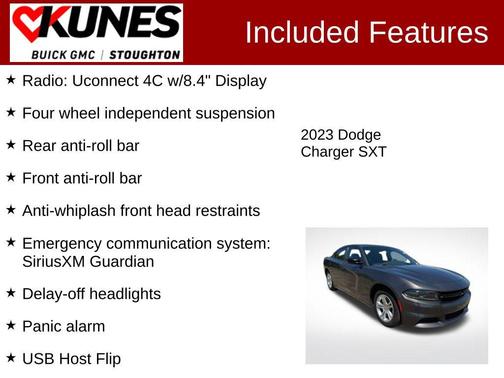 Granite Pearlcoat 2023 Dodge Charger SXT