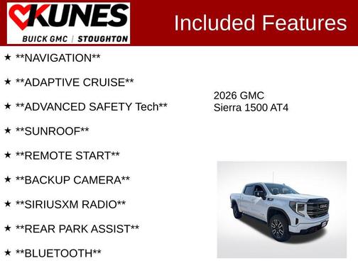 2026 GMC Sierra 1500 AT4