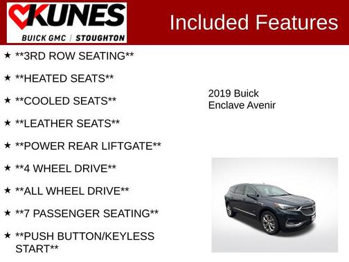 2019 Buick Enclave Avenir
