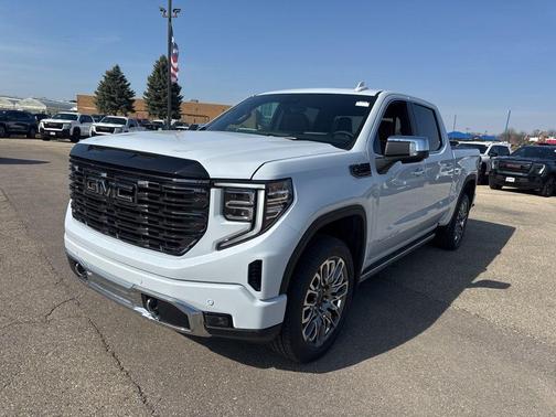 Glacier White Tricoat 2026 GMC Sierra 1500 Denali Ultimate
