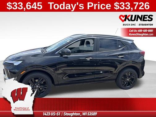 Ebony Twilight Metallic 2026 Buick Encore GX Sport Touring