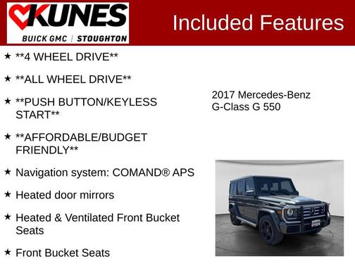 Charcoal 2017 Mercedes-Benz G-Class 4MATIC