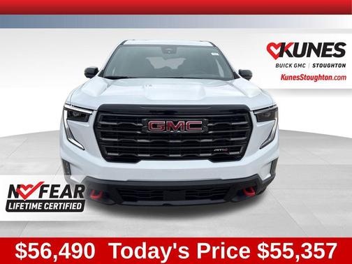 Summit White 2026 GMC Acadia AT4 AWD