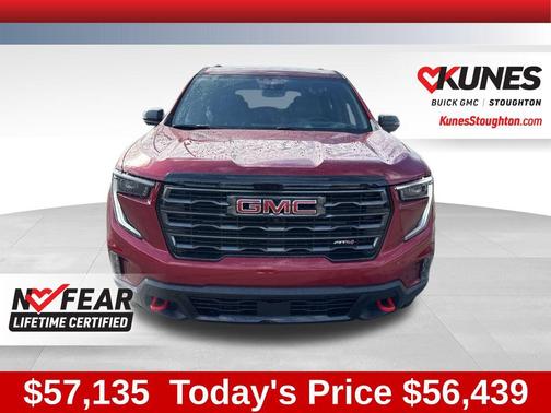 Volcanic Red Tintcoat 2026 GMC Acadia AT4 AWD