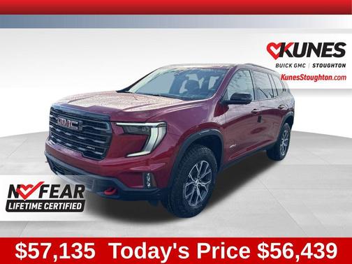 Volcanic Red Tintcoat 2026 GMC Acadia AT4 AWD