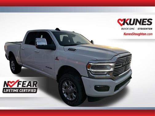 Bright White Clearcoat 2024 RAM 2500 Laramie Crew Cab 4x4 6'4' Box