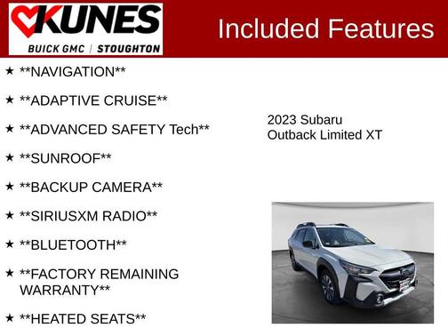 Crystal White Pearl 2023 Subaru Outback Limited XT