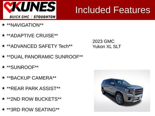 Sterling Metallic 2023 GMC Yukon XL SLT