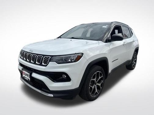 Bright White Clearcoat 2025 Jeep Compass Limited