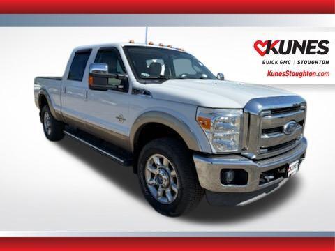 Oxford White 2011 Ford F-350 Lariat
