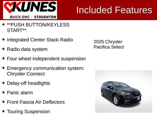 Diamond Black Crystal Pearlcoat 2025 Chrysler Pacifica L