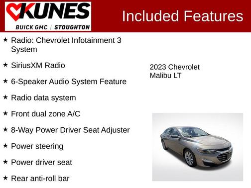 Mineral Gray Metallic 2023 Chevrolet Malibu FWD 1LT