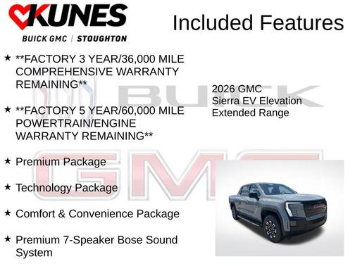 2026 GMC Sierra EV Extended Range Elevation