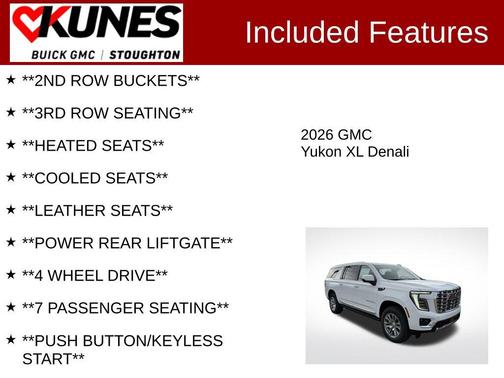 2026 GMC Yukon XL Denali