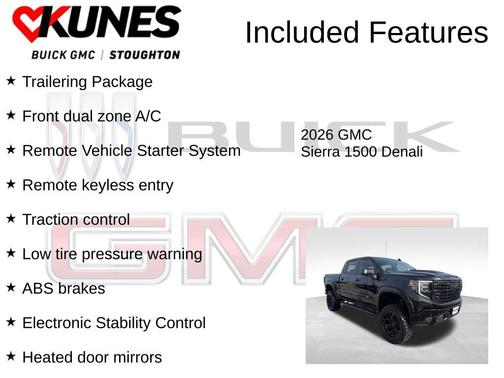 Onyx Black 2026 GMC Sierra 1500 Denali