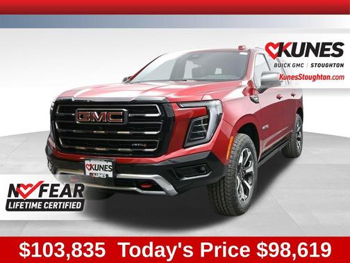 Volcanic Red Tintcoat 2026 GMC Yukon 4WD AT4 Ultimate