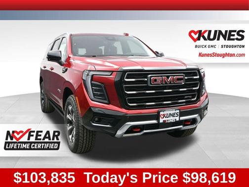 Volcanic Red Tintcoat 2026 GMC Yukon 4WD AT4 Ultimate