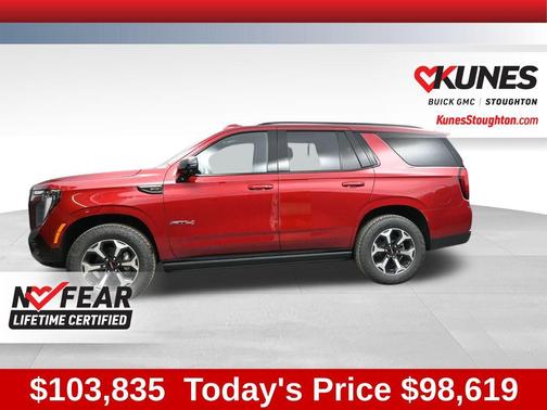 Volcanic Red Tintcoat 2026 GMC Yukon 4WD AT4 Ultimate