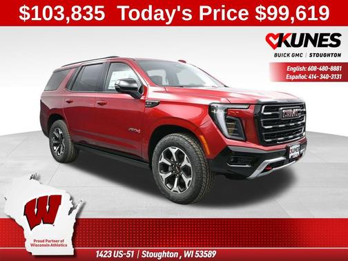Volcanic Red Tintcoat 2026 GMC Yukon 4WD AT4 Ultimate