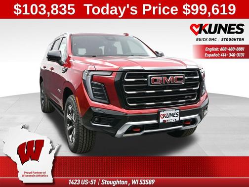 Volcanic Red Tintcoat 2026 GMC Yukon 4WD AT4 Ultimate