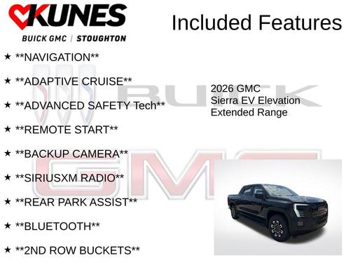 2026 GMC Sierra EV Extended Range Elevation
