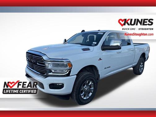 Bright White Clearcoat 2024 RAM 2500 Laramie Crew Cab 4x4 6'4' Box