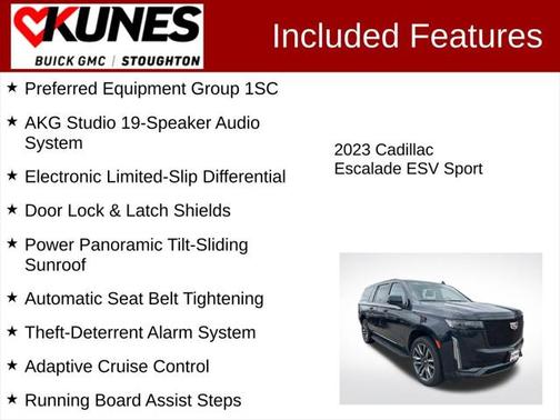 2023 Cadillac Escalade ESV Sport