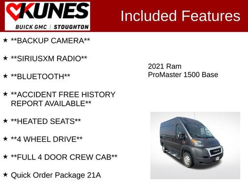 Granite Crystal Metallic Clearcoat 2021 RAM ProMaster 1500 Base