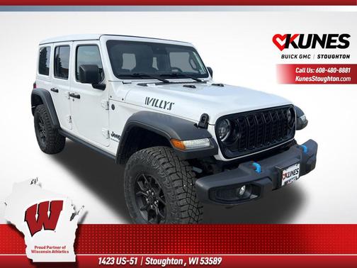Bright White Clearcoat 2024 Jeep Wrangler Willys