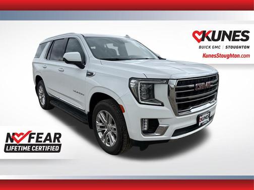Summit White 2022 GMC Yukon SLT