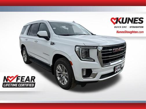 Summit White 2022 GMC Yukon SLT