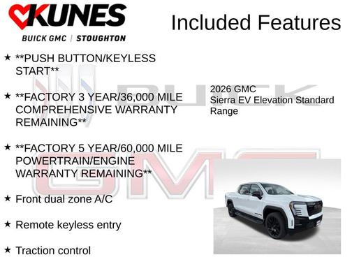 2026 GMC Sierra EV Standard Range Elevation