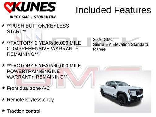 2026 GMC Sierra EV Standard Range Elevation